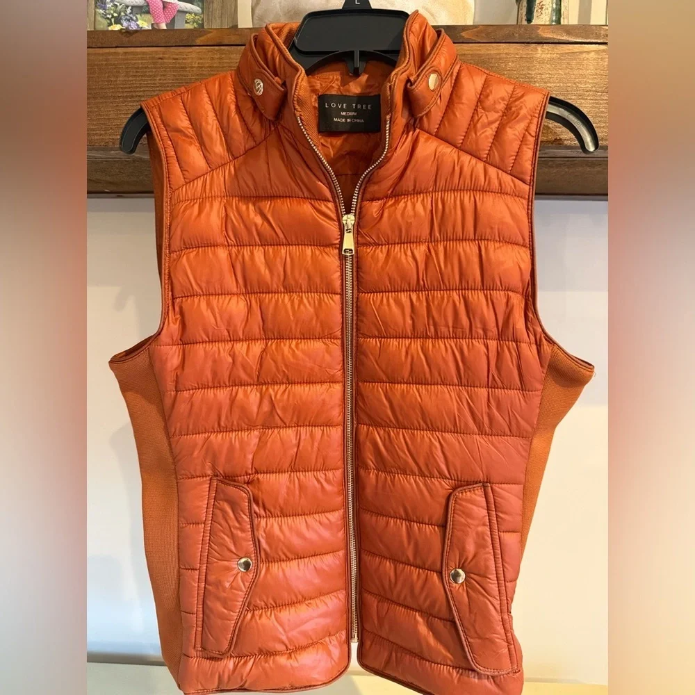 Puffer Vest - Love Tree